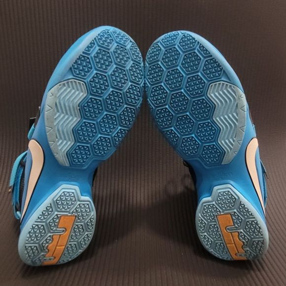Nike Lebron Soldier 9 IX Blue Lagoon - Size 11 - Picture 6 of 7